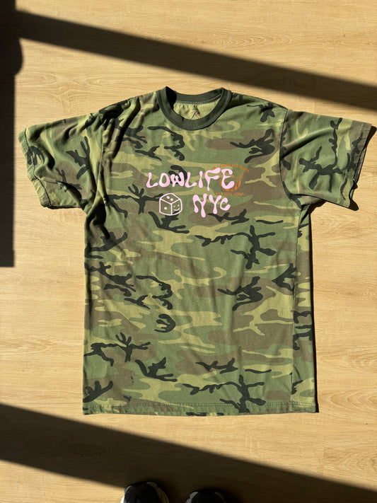 Vintage Camo Lowlife NYC Tee