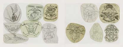 Classic Tattoo Stencils: Designs in Acetate