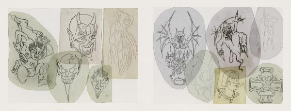 Classic Tattoo Stencils 2: More Designs in Acetate